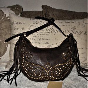 Michael Kors Rhea Studded Leather Crossbody